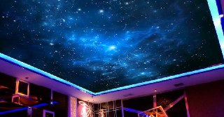 Натяжной потолок звездное небо Заинск, цена от 5318 руб.